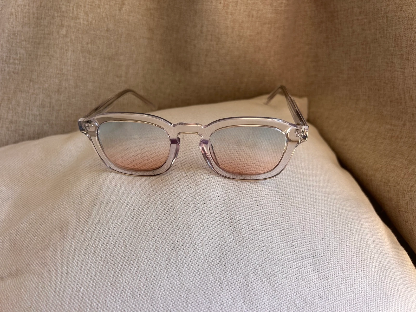 🕶️ Tinymoon Glasses – Nayah Model (Transparent Frame & Gradient Lenses) – photo 4
